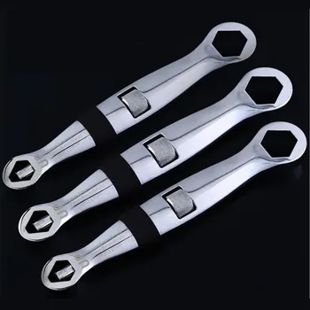 

1Pc 23 In 1 Adjustable Wrench For 4-19mm Nuts Tools For Car Quick Snap and Grip Socket Wrench Tool Universal Key Box Spanner