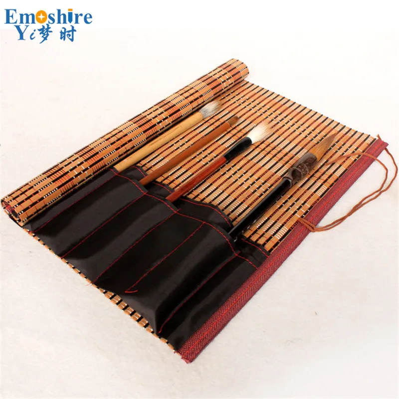 

Chinese Calligraphy Brush Pen Box Paintings Place Protection Pencil Case Large Capacity Pencil Box For Gifts B272