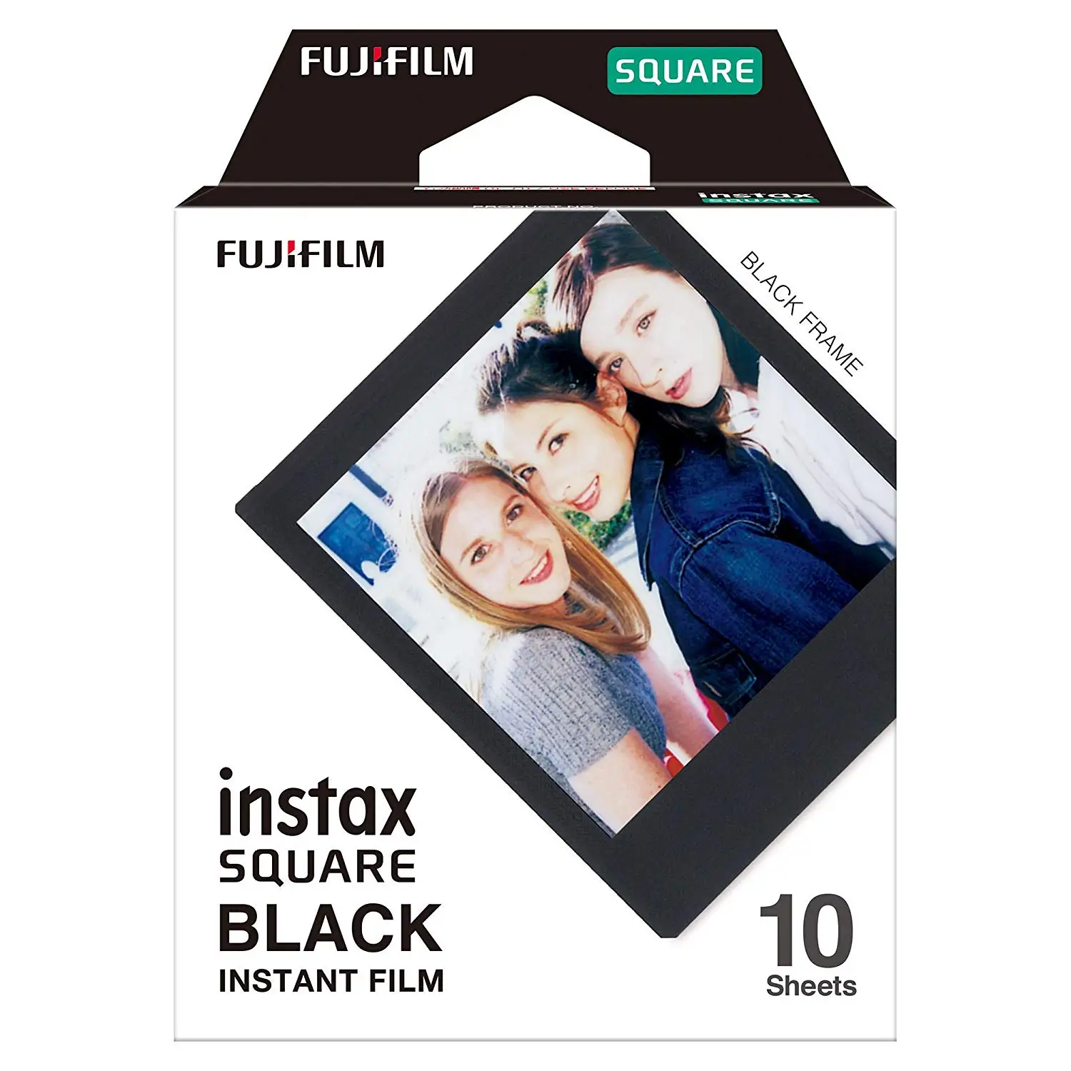 Фотопленка Fujifilm Instax SQ20 SQ10 двойная Квадратная Белая черная для мгновенных