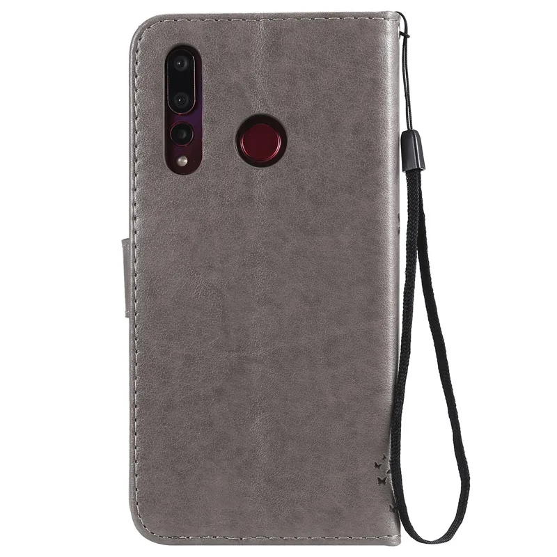 Для huawei Nova 4 чехол для Чехол кошелек Роскошный телефона из искусственной кожи