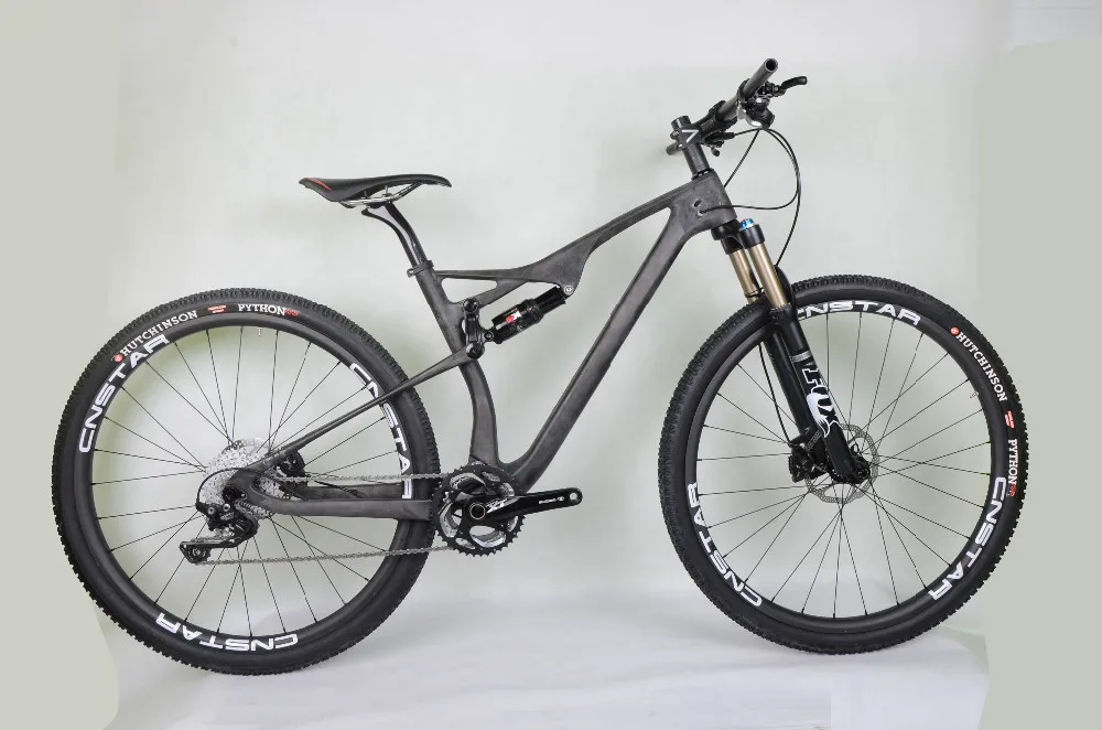 Clearance WINICE hot sale 2018 new EPS 29er mountain bicycle frame full carbon high quality MTB full suspension bike free shipping 12
