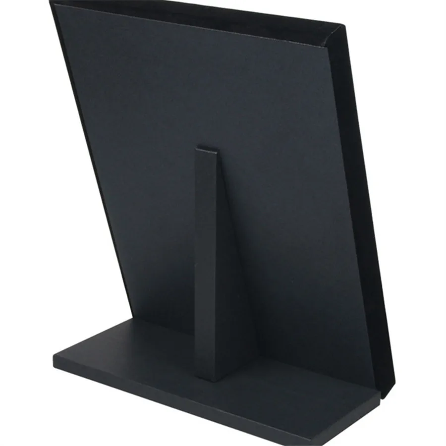  Black/Gray Velvet display Case Jewelry Ring Displays Stand Board Holder Storage Box Plate Organizer