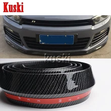 2.5m 자동차 앞 턱 스포일러 스티커 폭스 바겐 폭스 바겐 폴로 passat b5 b6 cc 골프 4 5 6 7 touran t5 tiguan scirocco 액세서리(China)