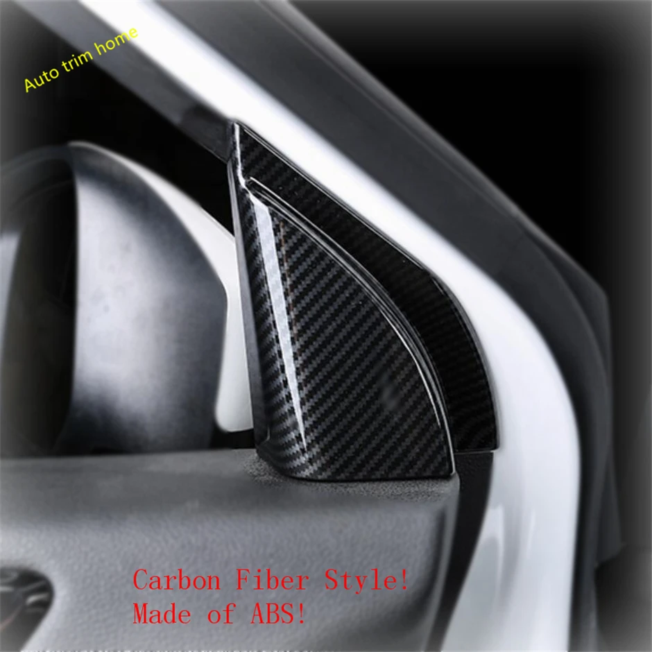 For Hyundai Kona 2018 2019 Car ABS Rear Window Triangle Sequins trim 4pcs