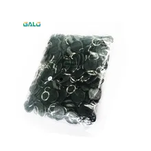 Wholesale 100Pcs lot Contactless RFID 125KHz Tag 6 Color TK4100 EM4100 Proximity ID Card Token Keyfobs Key Tags 100pcs lot 1 4 8mm iso11784 785 fdx b pet microchips cat dog snake arowana turtle syringe rfid animal tag em4100 format