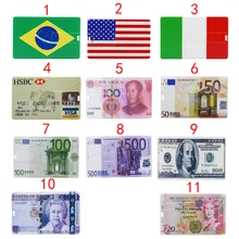 New style Bank card usb flash drive pendrive USB 2.0 12mb 1GB-64GB thumb pen drive memory stick gift /souvenir/Wholesale
