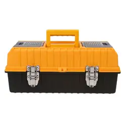 17 "Большой Пластик Tool Box 3 Слои хранения оборудования Toolbox домашний многофункциональный автомобиль ремонт контейнер сл