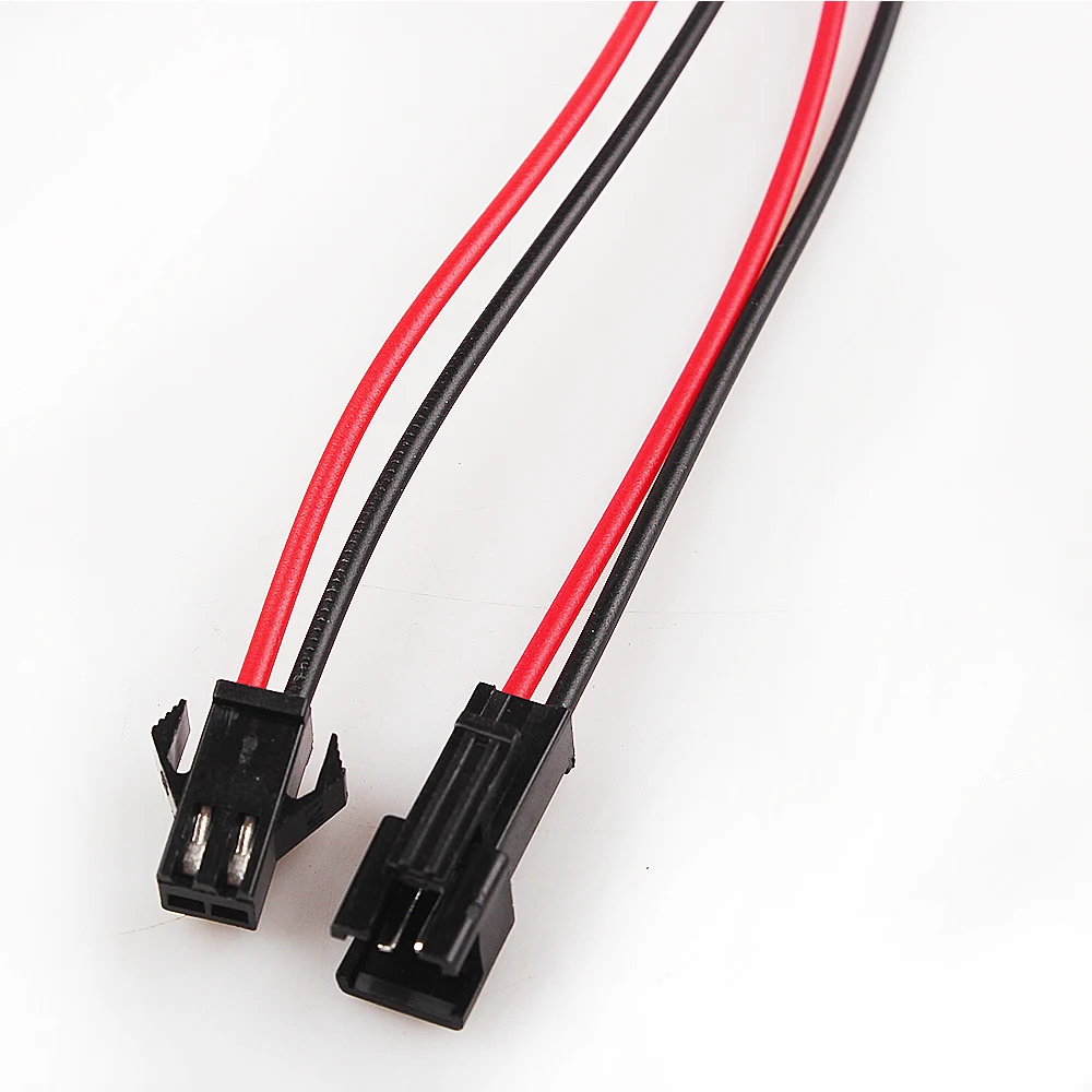 

10Pairs 10cm JST SM 2Pins Plug Male to Female Quick Wire Connector Adapter Terminal 2 Way Easy Fit for led strips
