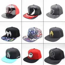 Комиксы Марвел Дэдпул Venom Черная пантера шляпа бейсбольная шляпа уличная Солнцезащитная шляпа кепки в стиле хип-хоп Человек-паук ПУ Регулируемый бейсболка кепка
