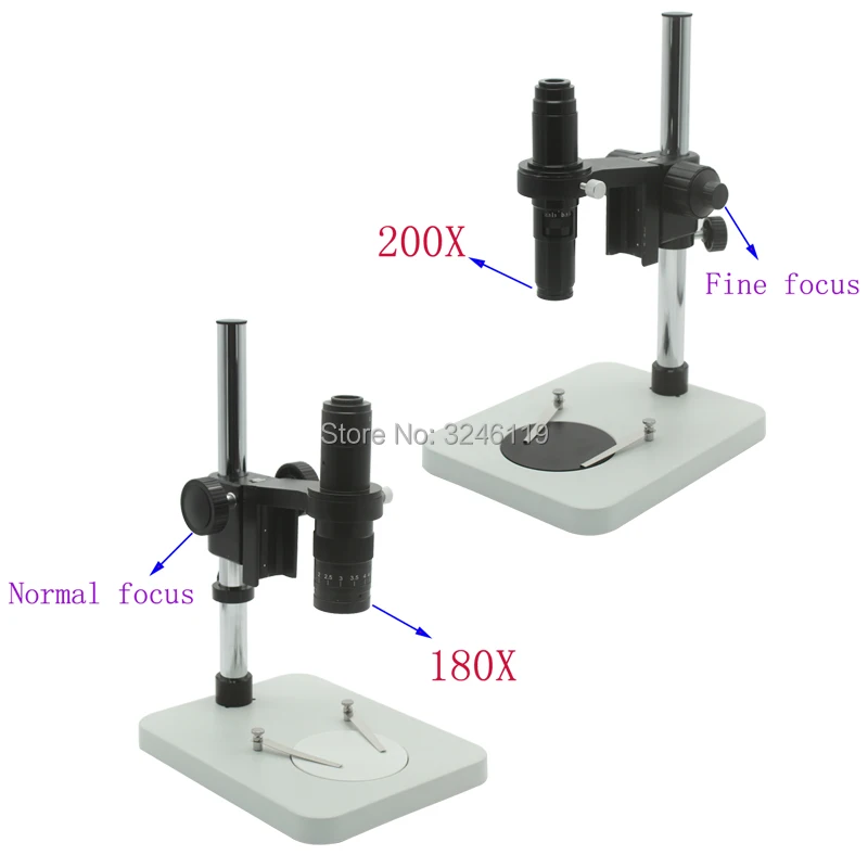 

Industrial Video Microscope Bracket Ring 50MM Fine-tune The Stent 180X 200X 300X Camera C-mount Lens Laboratory Workbench