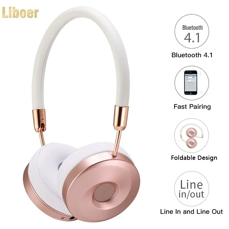 Liboer Headband Headphones High Quality for Music Wireless Headphone