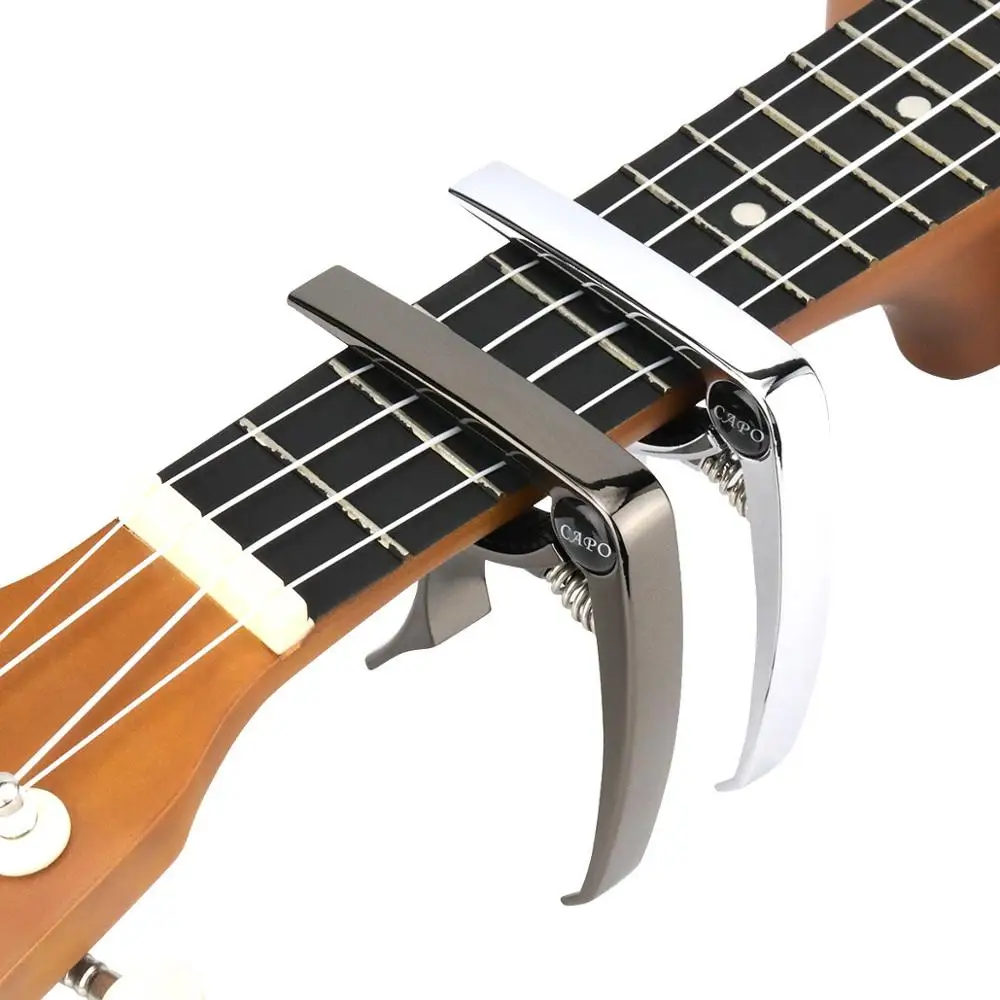

High quality premium zinc alloy guitar capo quick change clamp key for bass guitar ukelele banjo