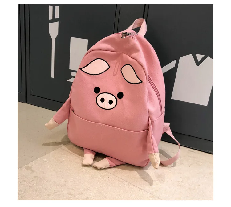 Mulheres Mochila de Lona do Gato Bonito