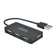 Mosible USB 2,0 концентратор 4 порта мини высокоскоростные USB концентраторы 480 Мбит/с концентратор USB разветвитель для ноутбука, компьютера, периферийные устройства, аксессуары для использования