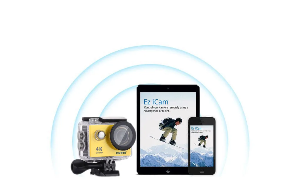 EKEN H9R / H9 Ultra HD 4K Action Camera 30m Waterproof 2.0' Screen 1080p