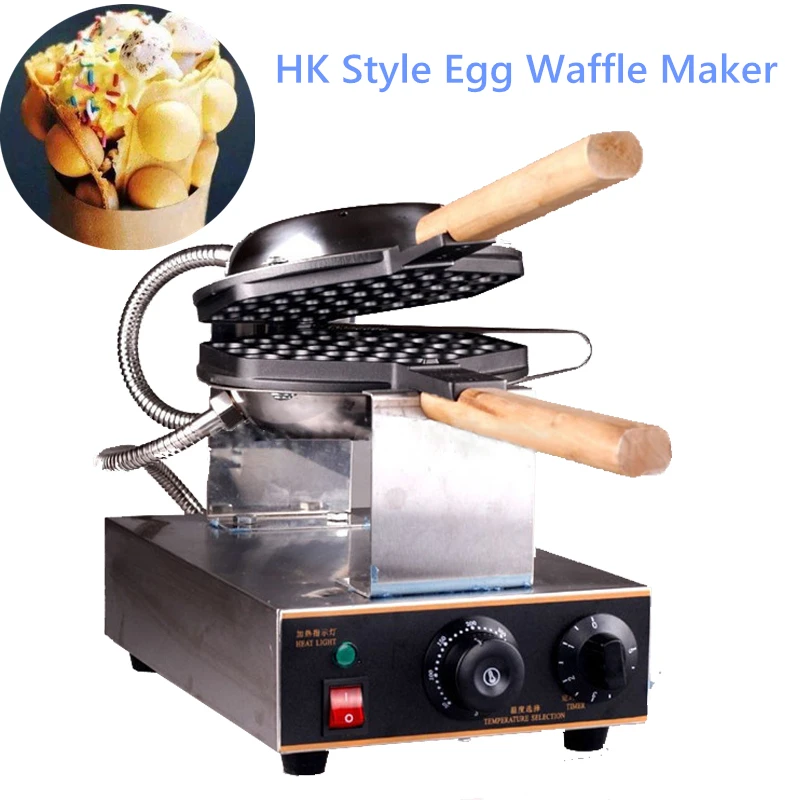 Mini 110V 220V Electric Lolly Waffle Maker With Non Stick Cooking