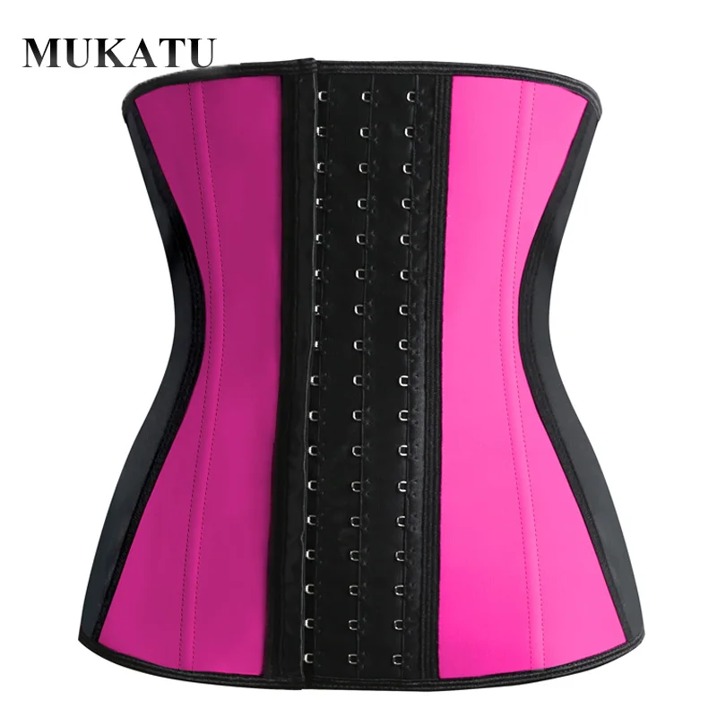

Latex Waist Trainer 9 Steel Boned Waist Cincher Waist Corsets Body Shapers Latex Waist Trimmer Belt Shapewear Corset