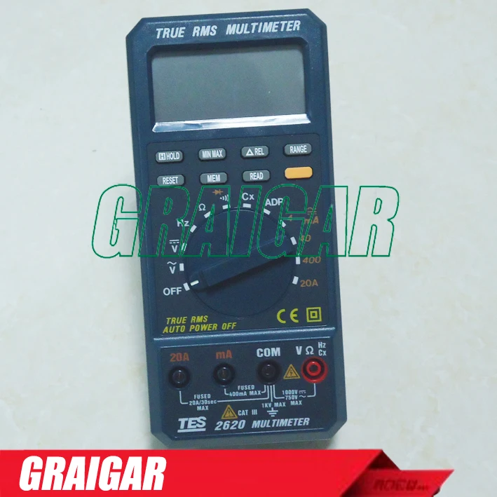 

TES-2620 True RMS Multimeter