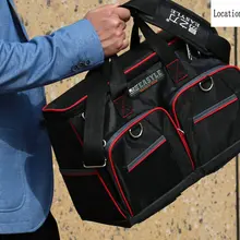 12-дюймовый многофункциональный электрический комплект для обслуживания Холст сумка для инструмента сумка