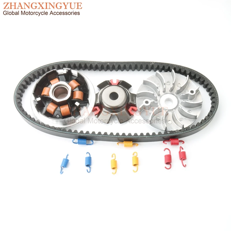 

842 Belt Racing Variator Set For GY6 125cc 150cc 152QMI 157QMJ Chinese Scooter Motorcycle Moped Go Kart distribution 1K 1.5K 2K