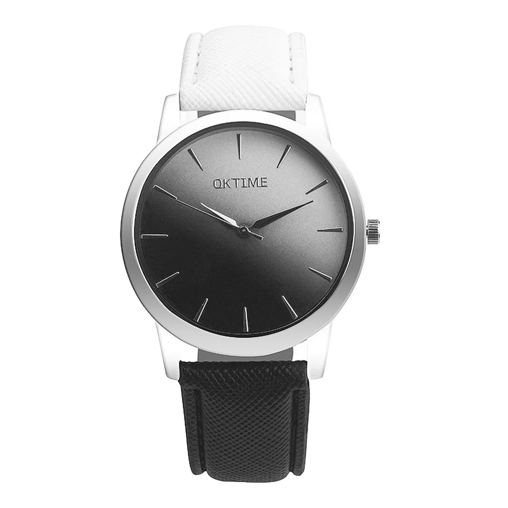 Горячая Мода женские часы Ретро, дизайн радуги кожаный ремешок Сплав Кварцевые наручные часы Reloj de dama дропшиппинг Wd3 море