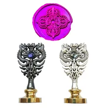 Необычный крест индивидуальная восковая печать штамп металлический Дракон ручка запечатывания воск комплект печатей Подарочный винный набор пакет свадебные приглашения конверт