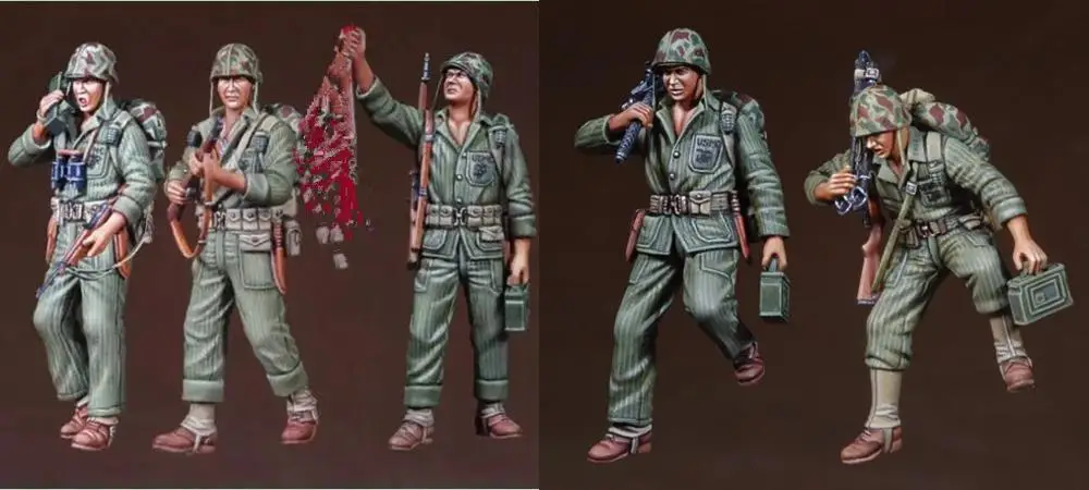 

1/35 Resin Figure Model Kit Unassambled Unpainted 00409+312