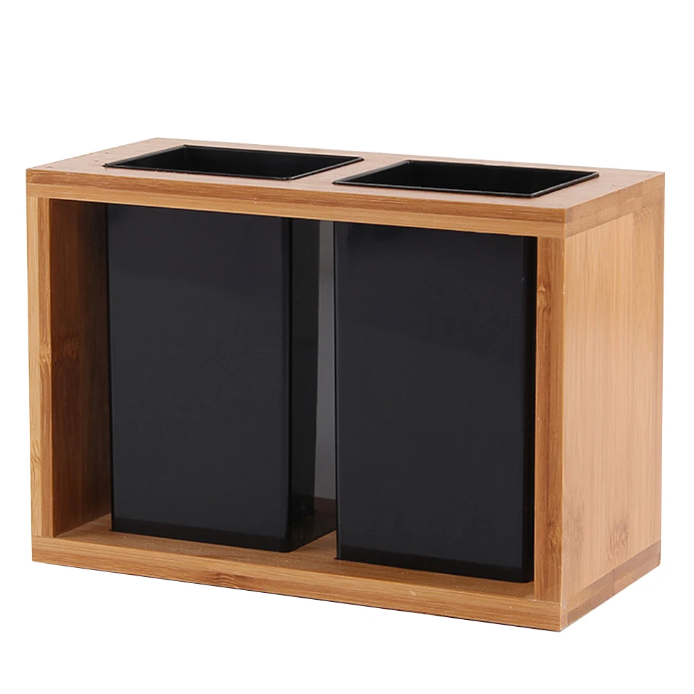 

1Pc Flatware Tableware Drying Bamboo Storage Organizer Shelf Holder for Spoon Fork Knife Chopsticks Kitchen Utensils