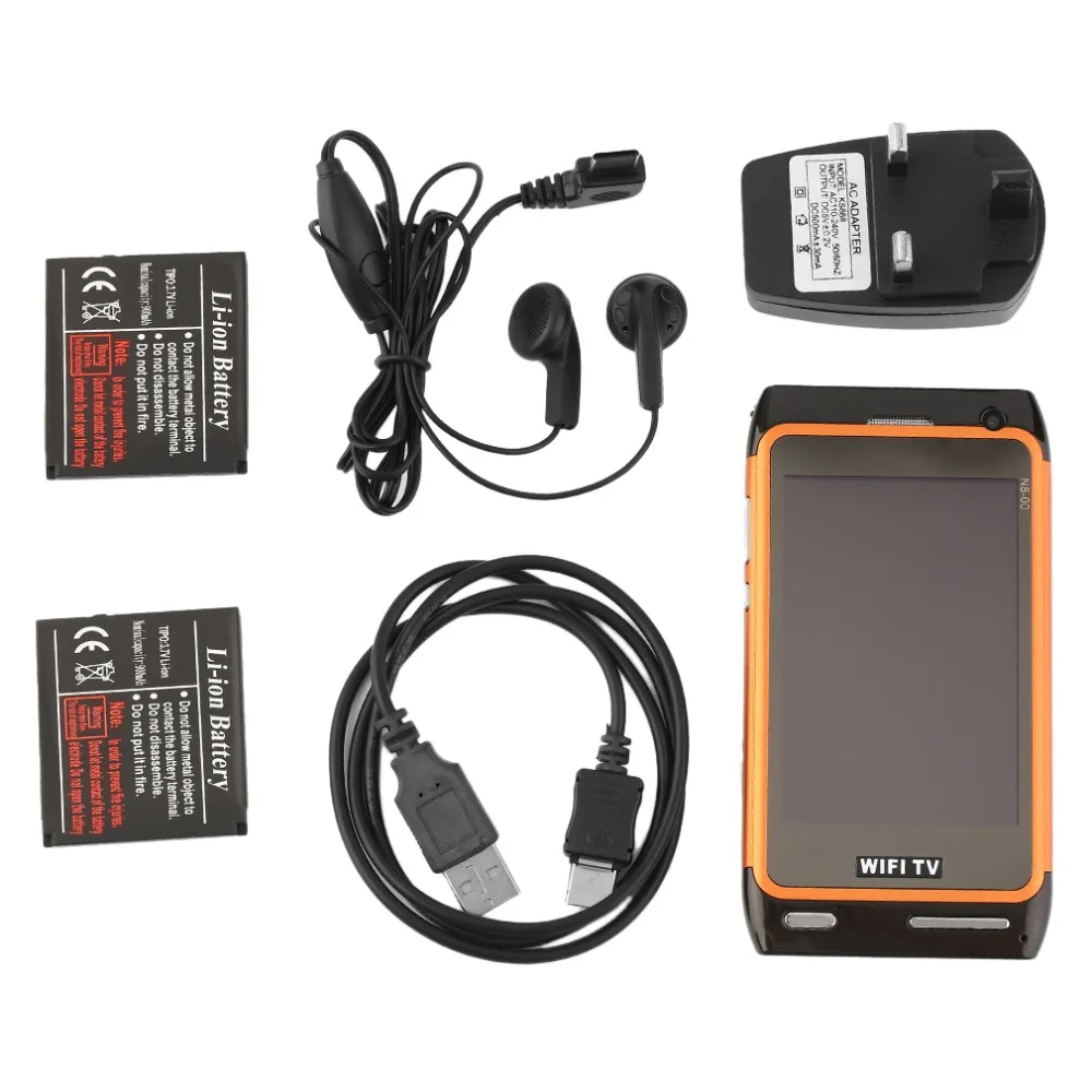 

5.0" Dual Sim 3G Unlocked WiFi GPS Dual Core Android 4.2 Mobile Phone Smartphone HD Screen US Plug UK Adapter Drop Shipping