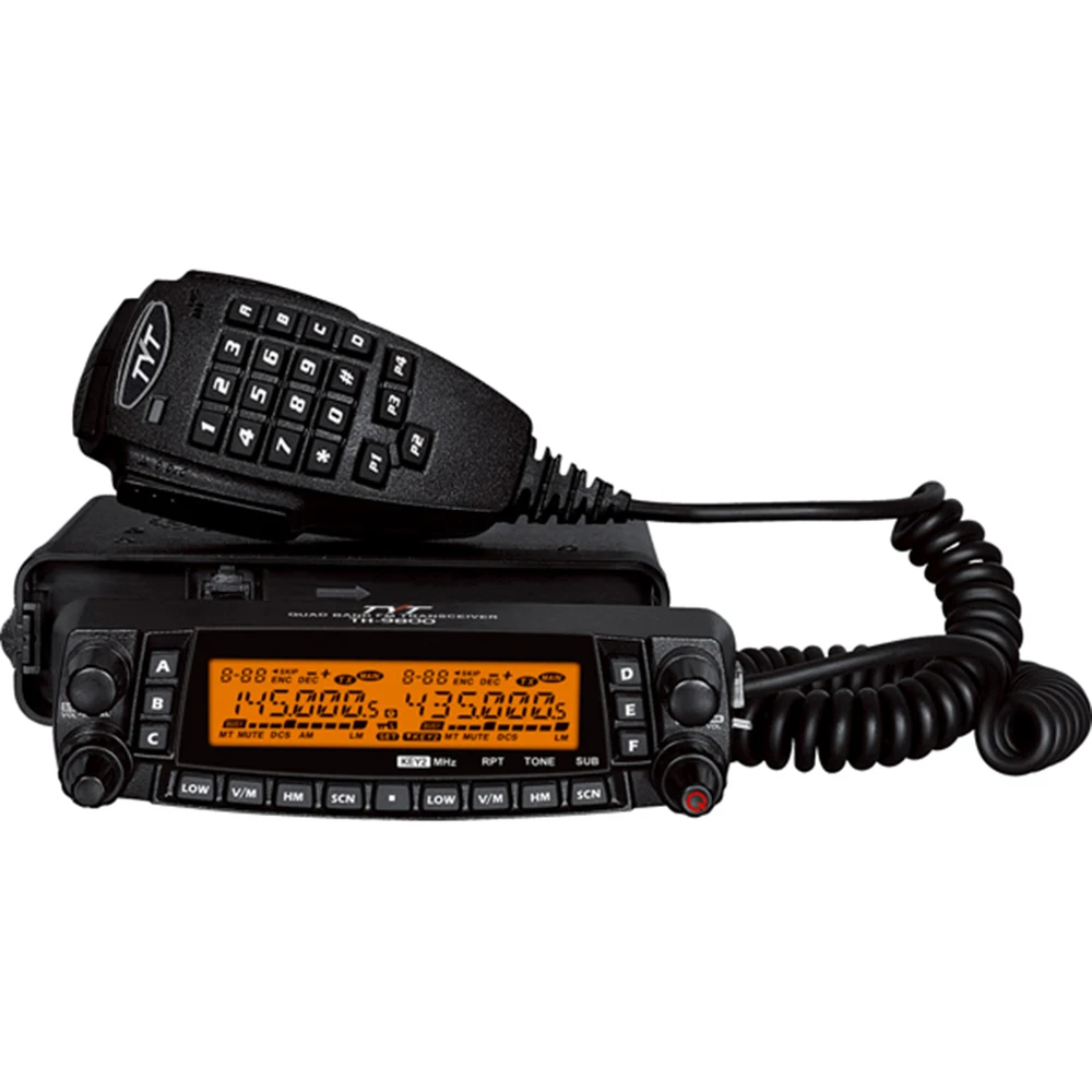 TYT TH-9800 Pro 50 Вт Мобильный приемопередатчик VHF UHF Quad Band Автомобильная радиостанция для грузовых радиоприемников дешевые cb приемопередатчик ham Радио 27 МГц