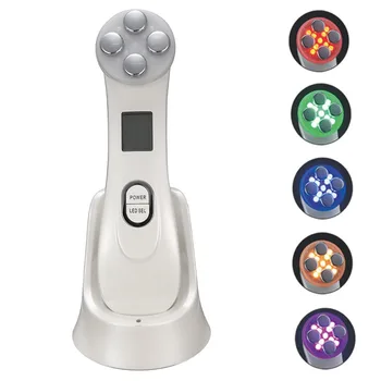 

Hot Sale LED Photon Skin Rejuvenation EMS Electroporation Facial RF Radio Frequency Skin Care Tighten Lifting Massage Machine