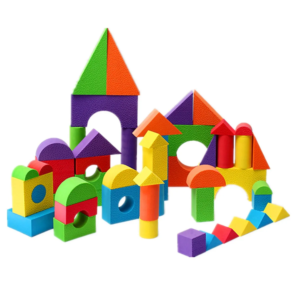 Buy Colorful 48Pc Soft EVA Foam Educational Building