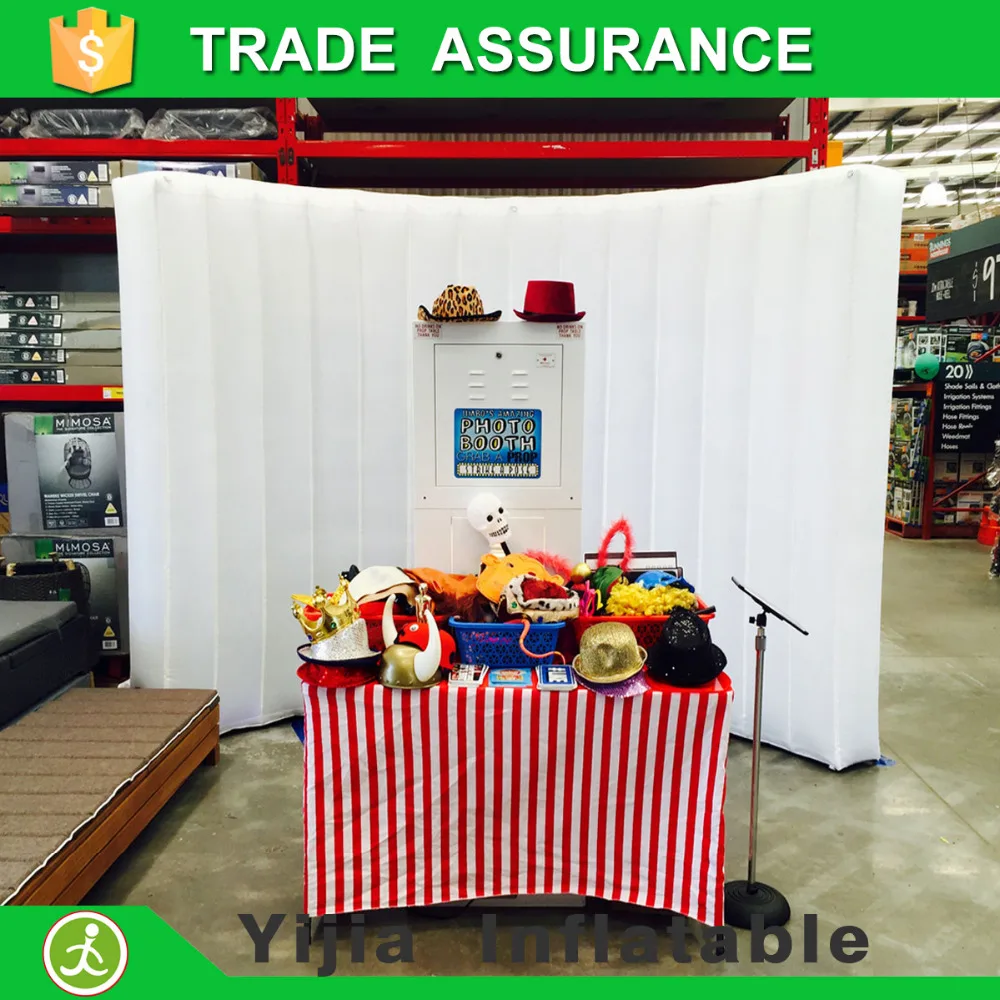 free shipping led lighting photobooth font b backdrop b font inflatable photo booth wall