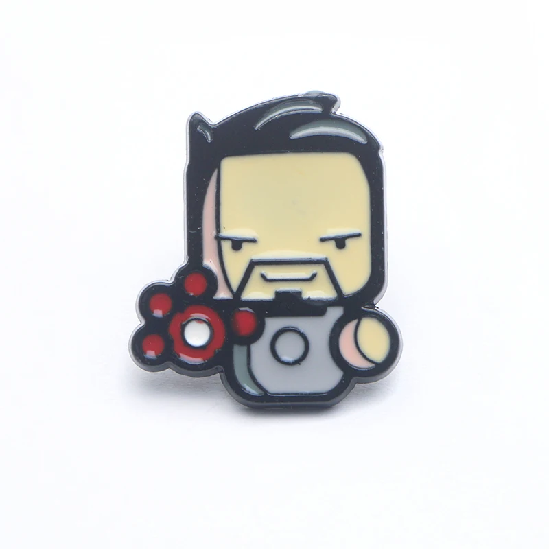 P3856 Dongmanli Fashion Cartoon Cute Metal Enamel Brooches and Pins Collection Lapel Pin Backpack Badge Collar Jewelry - Окраска металла: 6