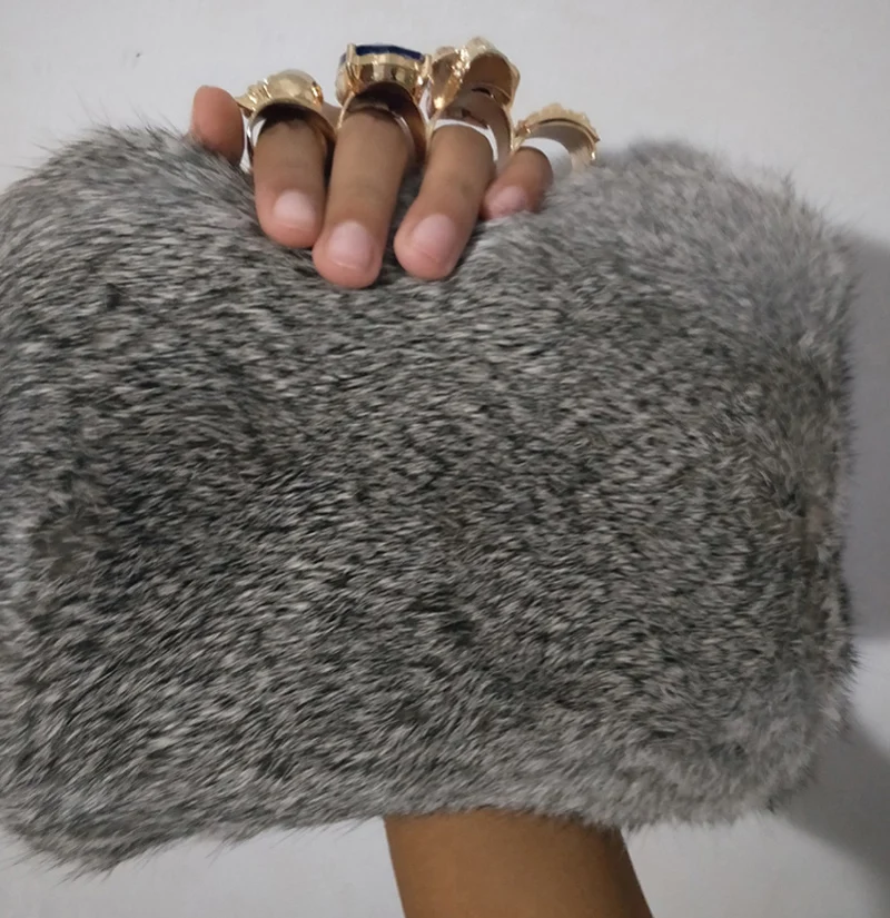 

LOLIBOX Clutches Women Velvet Bag Women Evening Clutch Bags Day Party Clutches Knucklebox Chain Shoulder Bags Bolsa Feminina