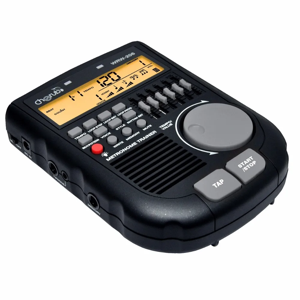 Cherub WRW 206 Drum Electronic Metronome Drummer Trainer