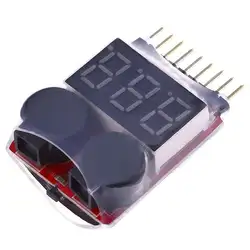 EastVita 5 шт./компл. RC Lipo Батарея низкая Напряжение сигнализации 1 S-8 S зуммер Индикатор проверки тестер светодио дный r20