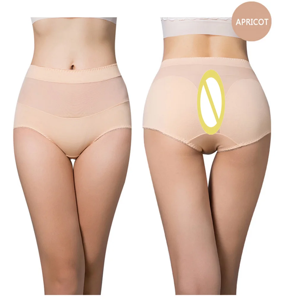 Hot Sale Women Cotton Lace Panties Culotte Femme Sexy Transparent Mesh Underwear High Waist Calcinha Briefs Crotchless Underpants 12