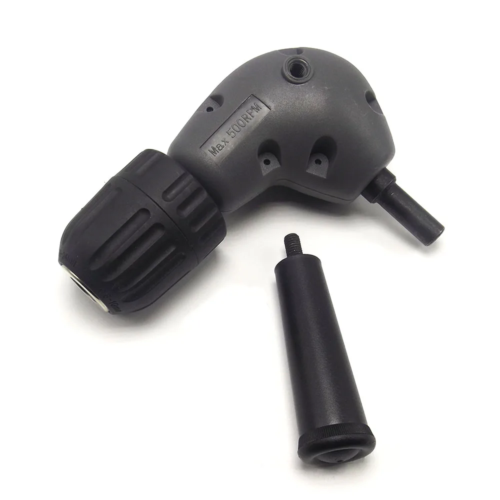 

90 Degree Drill Angle Adapter Three Jaw Chuck Metal Gear Accessories Tool