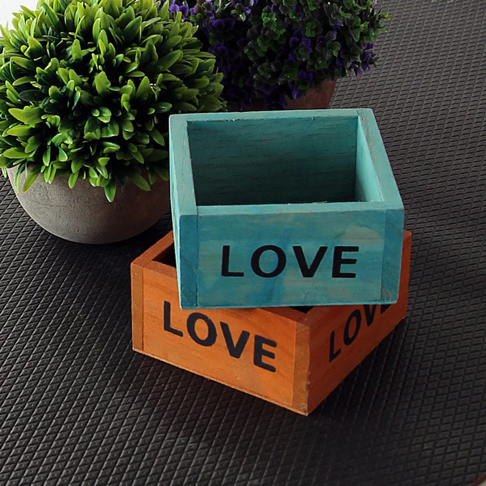 

Wood Flowerpot Garden Planter Plant Pot Window Box Trough Pot Succulent Flower Bed Plant Bed Pot Flower Pots & Planters L3