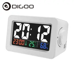 Digoo DG-C1R Smart двойные ручки упрощенный для будильник, чтобы и уч отрегулировать Подсветка с Температура влажность Дисплей