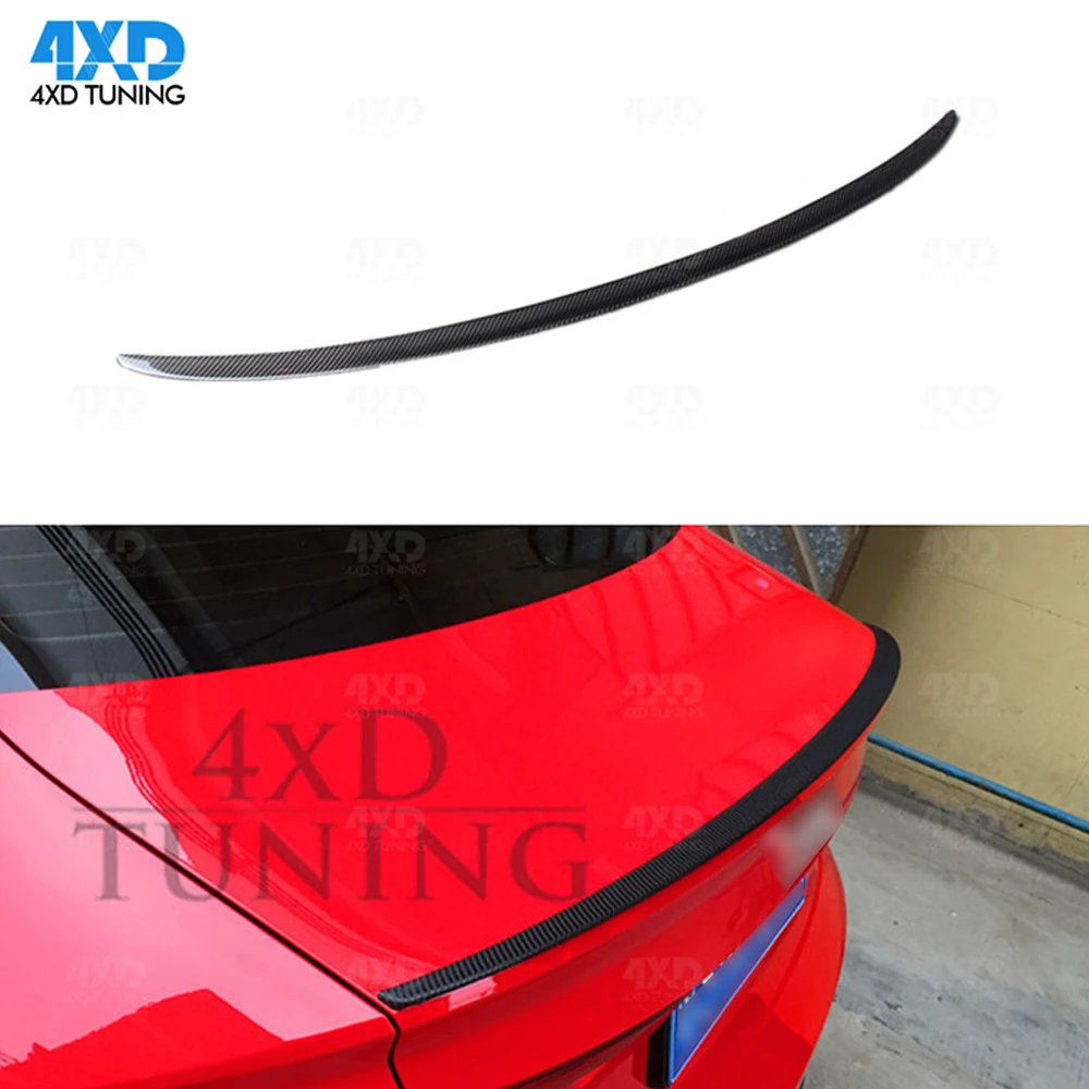 

S3 Style carbon spoiler For Audi A3 Spoiler 2014 2015 2016 - UP for A3 8V Carbon wings Rear Trunk Boot Spoiler Lids for a3 8v