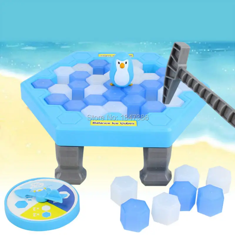 Пингвин изделия для крошения льда настольные игры Пазлы баланс кубики льда ледокол блок настольная игрушка настольная отцовство интерактивная игра для всей семьи