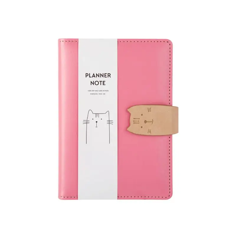 

Kawaii Cat Journal Sketchbook Spiral Binder Travelers A6 Notebook Planner Notepad Office School Supplies