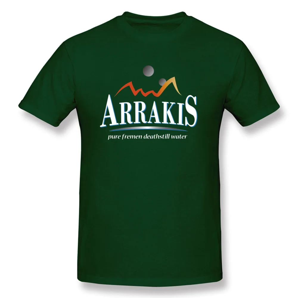 Mens T-shirts Arrakis Water Company Dune 20032 Slim Fit Tops T Shirt Cotton O Neck Short Sleeve Casual Tee-Shirts NEW YEAR DAY Arrakis Water Company Dune 20032 dark