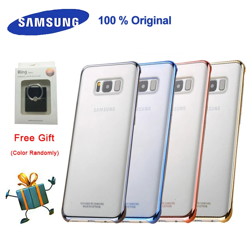 

Original Samsung Smartphone Case Support S9 Protection Plastic Cover Material Transparent Anti-Drop Multicolor Electroplating