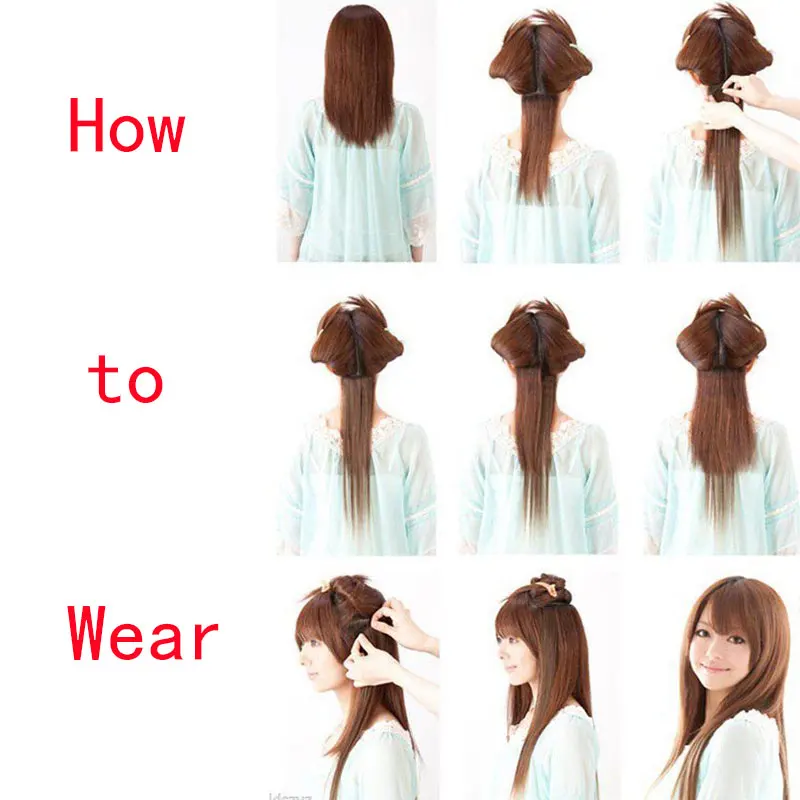 SNOILITE Hairpiece 23 дюймов 180 г прямые 18 заколки для Волос Стайлинг 100% настоящие