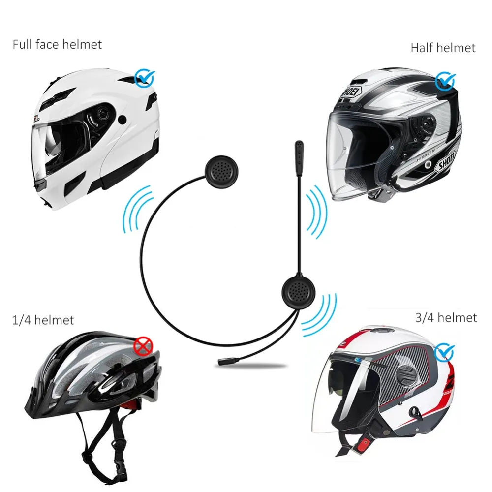 300 м Bluetooth мотоциклетный шлем беспроводная гарнитура радио без внутренней связи для катания на лыжах связь мотоцикл для двух гонщиков гарнитура
