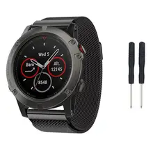 HIPERDEAL Смарт аксессуары ремешок для Garmin Fenix 5X gps часы Новые миланские магнитные петли браслет из нержавеющей стали dec13