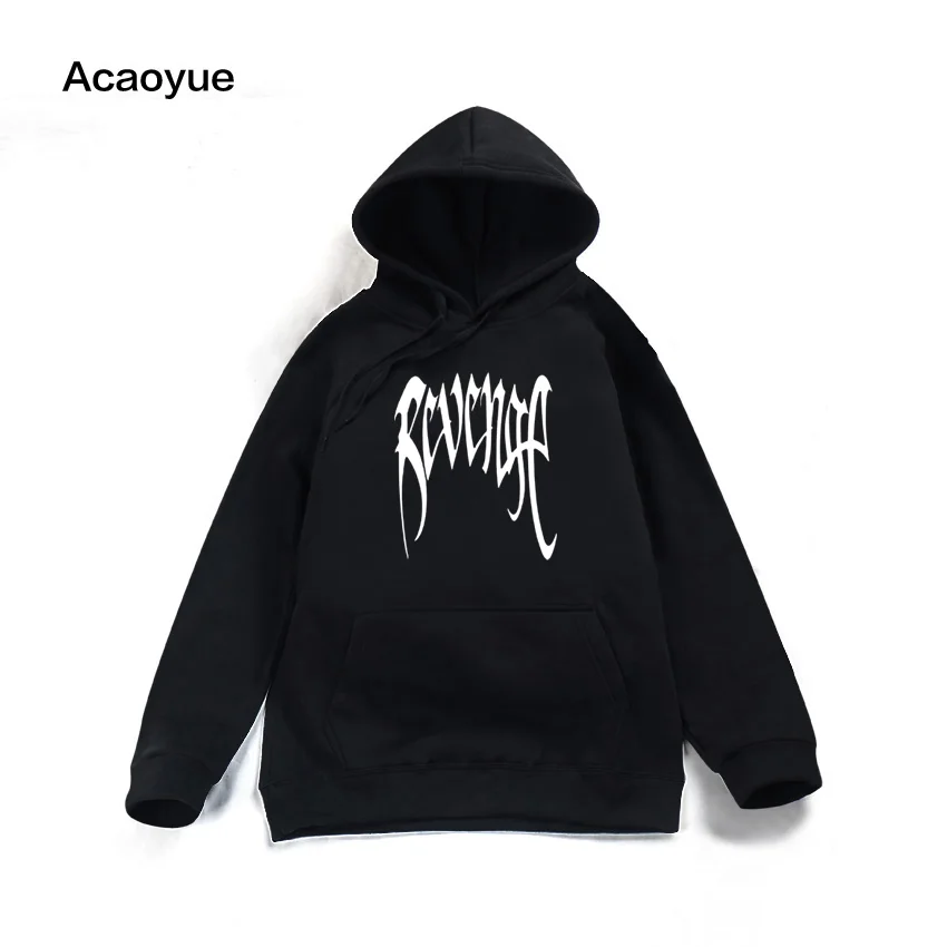 

2018 Xxxtentacion Hoodies Men Women Hooded Spliced Funs Revenge Hoodie Streetwear Hip Hop Sweat Homme Men Xxxtentacion Hoodie